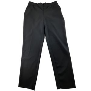 Rachel Zoe Women's Black Straight Leg Pull On Pants Slacks Pockets Stretch 4